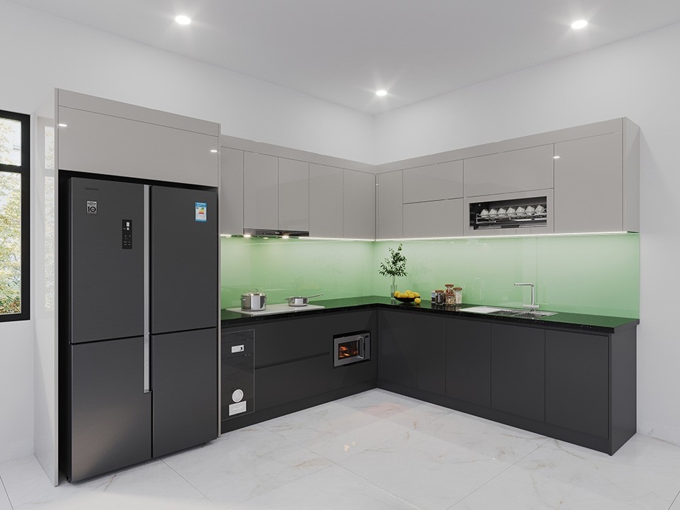 mau-tu-bep-go-cong-nghiep-canh-acrylic-vinakit-av27-2 Mẫu tủ bếp gỗ công nghiệp cánh Acrylic AVB27